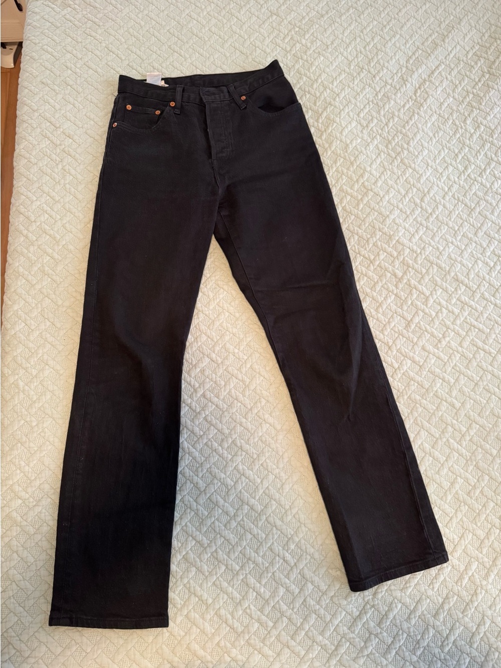 Levi's Women's Black Straight Leg Jeans